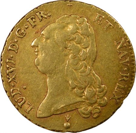 France Louis XVI - Double  Louis d\'Or, Tête nue - 1787 AA Metz