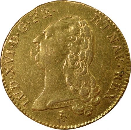 France Louis XVI - Double Louis D\'Or, à la Tête nue - 1786 A Paris