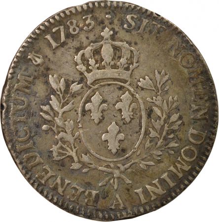 France Louis XVI - Ecu Argent, aux Rameaux d\'Olivier - 1783 A Paris.