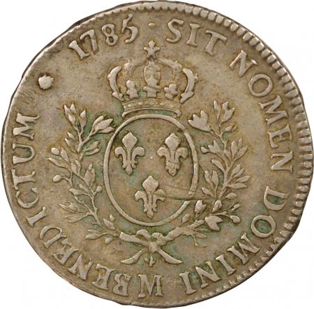 France Louis XVI - Ecu Argent, aux Rameaux d\'Olivier - 1785 M Toulouse