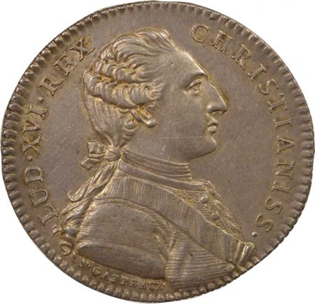 France Louis XVI - Jeton Argent, Ville de Bordeaux - 1776