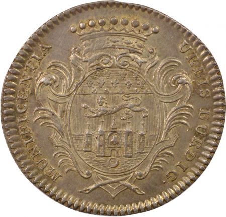 France Louis XVI - Jeton Argent, Ville de Bordeaux - 1776