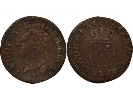 France Louis XVI - Liard, à l\'Ecu - 1785 T Nantes