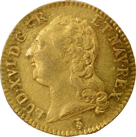 France Louis XVI - Louis d\'Or, Tête nue - 1790 T Nantes