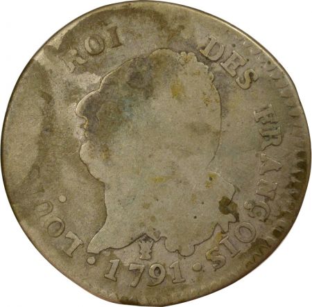 France Louis XVI, Constitution - 30 Sols au Génie - 1791 I Limoges