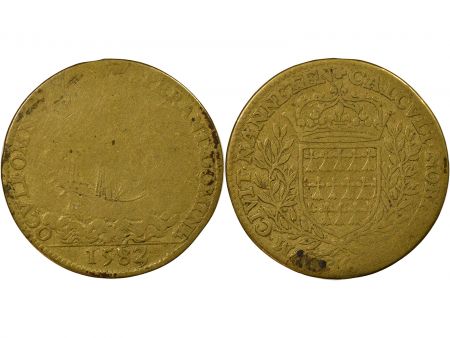 France Maire de Nantes, Claude Brossard - Jeton Laiton -1583/2