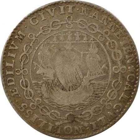 France Maire de Nantes, Claude de Cornulier - Jeton Argent -1605