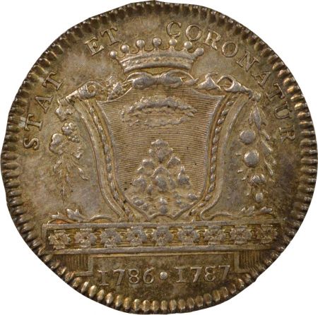 France Maire de Nantes, Georges Guérin - Jeton Argent - 1786 / 1787