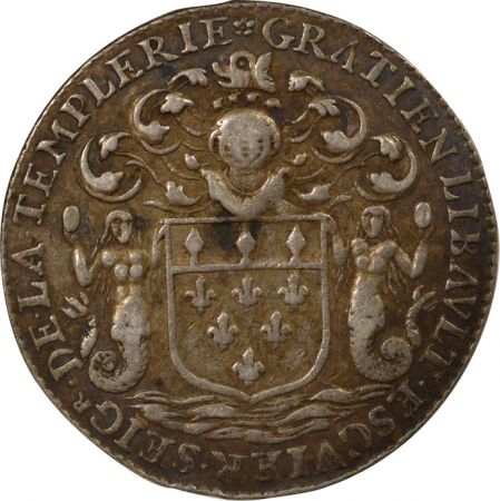 France Maire de Nantes, Gratien Libault - Jeton Argent - 1671