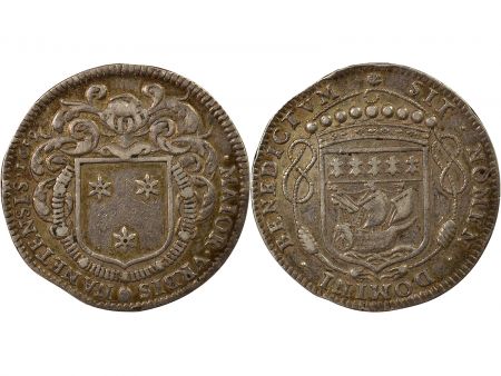 France Maire de Nantes, Jacques Husteau - Jeton Argent - 1659