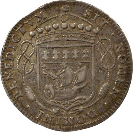 France Maire de Nantes, Jacques Husteau - Jeton Argent - 1659