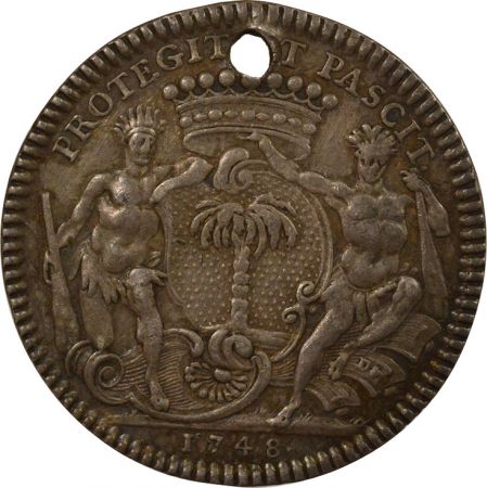 France Maire de Nantes, Mathurin Bellabre - Jeton Argent - 1748