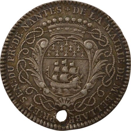 France Maire de Nantes, Mathurin Bellabre - Jeton Argent - 1748