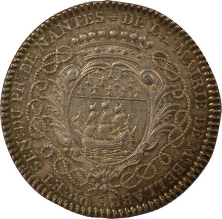 France Maire de Nantes, Mathurin Bellabre - Jeton Argent - 1752