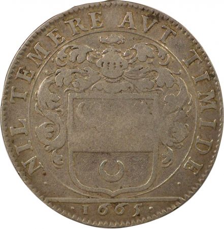 France Maire de Nantes, Mathurin Giraud - Jeton Argent - 1665