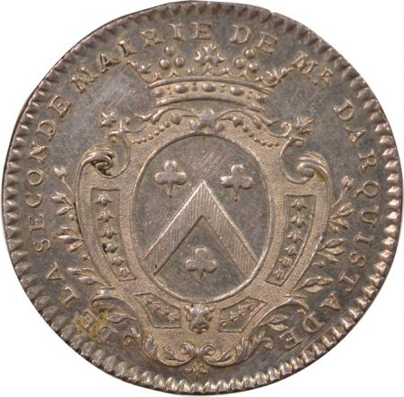 France Maire de Nantes, René Darquistade - Jeton Argent - 1743/0