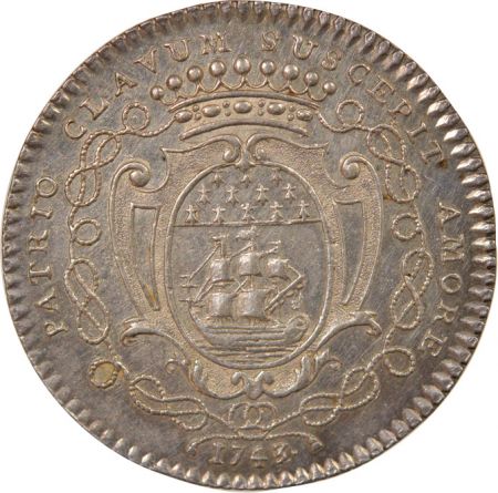 France Maire de Nantes, René Darquistade - Jeton Argent - 1743/0