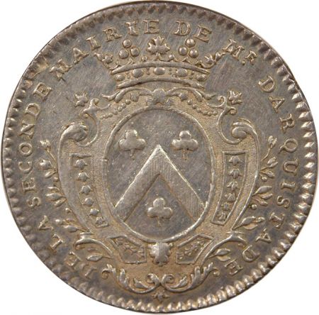 France Maire de Nantes, René Darquistade - Jeton Argent - 1743/0