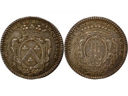 France Maire de Nantes, René Darquistade - Jeton Argent, 1er Mandat - 1735