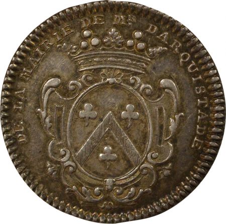 France Maire de Nantes, René Darquistade - Jeton Argent, 1er Mandat - 1735