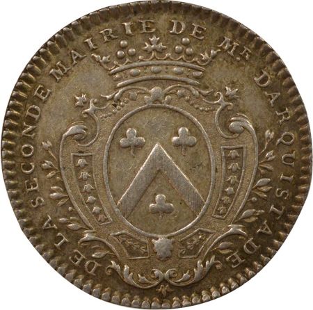 France Maire de Nantes, René Darquistade - Jeton Argent, 2nd Mandat - 1743