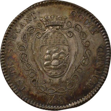 France Marchands Drapiers de Nantes - Jeton Argent - N.d. (1788)