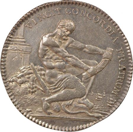 France Marchands Drapiers de Nantes - Jeton Argent - N.d. (1788)