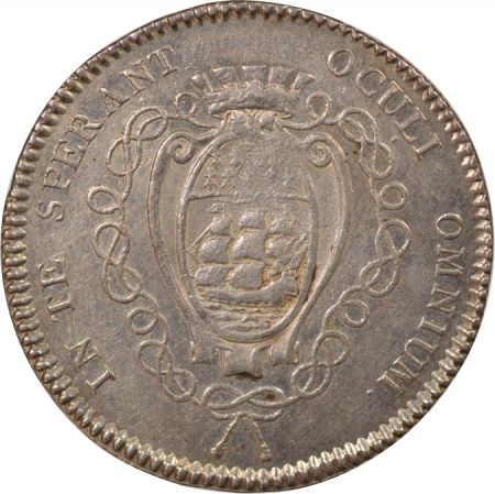 France Marchands Drapiers de Nantes - Jeton Argent - N.d. (1788)