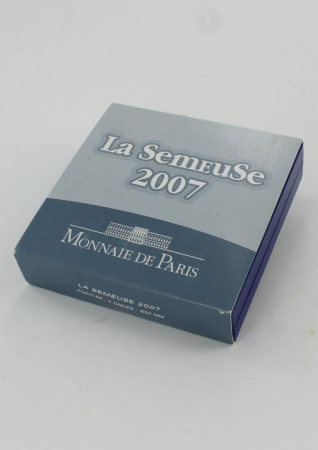 France Monnaie de Paris La Semeuse 2007 - 5 Euros (5ème anniversaire de l\'Euro)