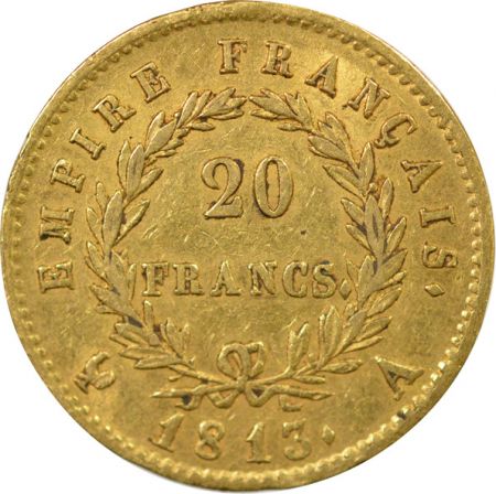 France Napoléon I - 20 Francs Or, Empire - 1813 A Paris