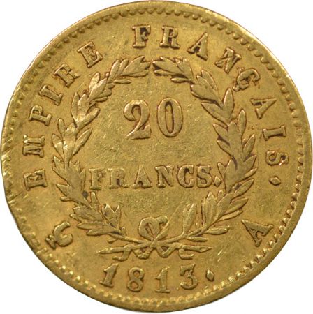 France Napoléon I - 20 Francs Or, Empire - 1813 A Paris