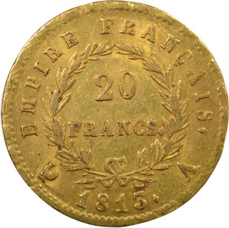 France Napoléon I - 20 Francs Or, Empire - 1813 A Paris