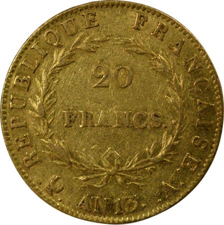 France Napoléon I - 20 Francs Or, République, Cal. Rév. - An 13 A Paris