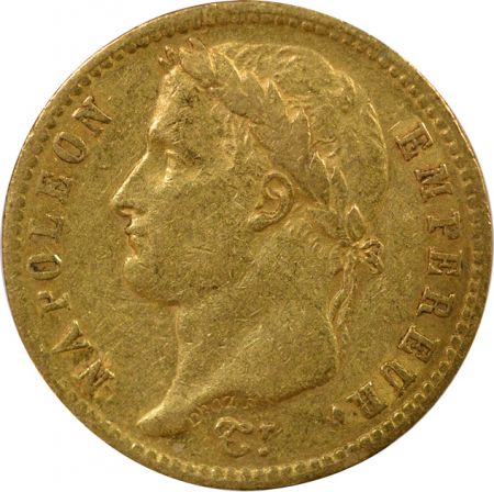 France Napoléon I - 20 Francs Or, Tête laurée, Empire - 1810 A Paris