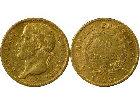 France Napoléon I - 20 Francs Or, Tête laurée, Empire - 1813 A Paris