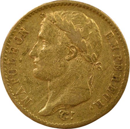 France Napoléon I - 20 Francs Or, Tête laurée, République - 1808 A Paris