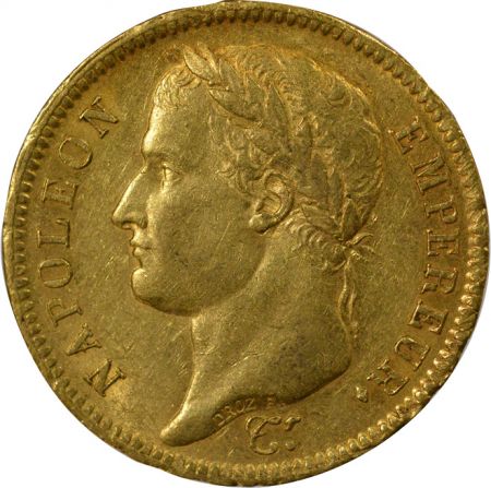 France Napoléon I - 40 Francs Or, Tête Laurée, Empire - 1811 A Paris