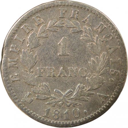 France Napoléon I - Franc Argent, Empire - 1810 A Paris