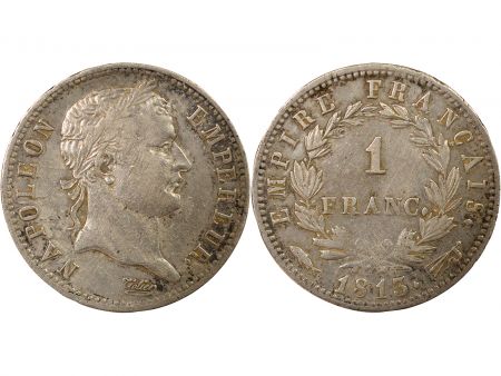 France Napoléon I - Franc Argent, Empire - 1813 Utrecht