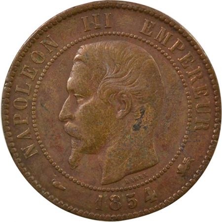 France Napoléon III - 10 Centimes 1854 D Lyon