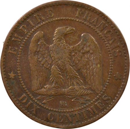 France Napoléon III - 10 Centimes 1861 BB Strasbourg