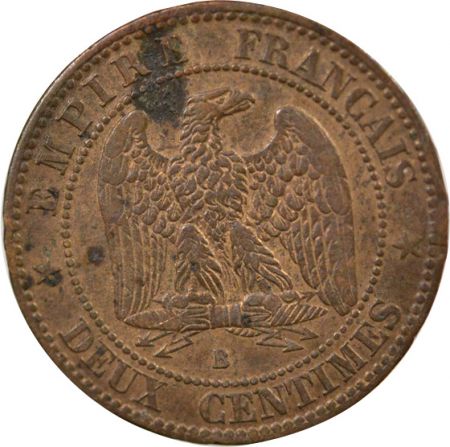 France Napoléon III - 2 Centimes 1856 B Rouen