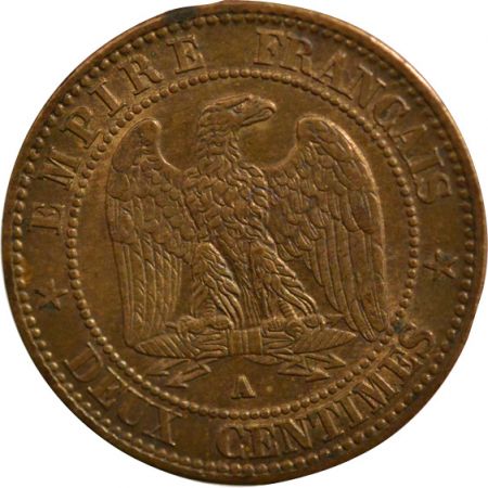 France Napoléon III - 2 Centimes 1862 A Paris