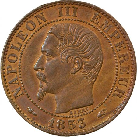 France Napoléon III - 5 Centimes, Tête nue - 1853 A Paris