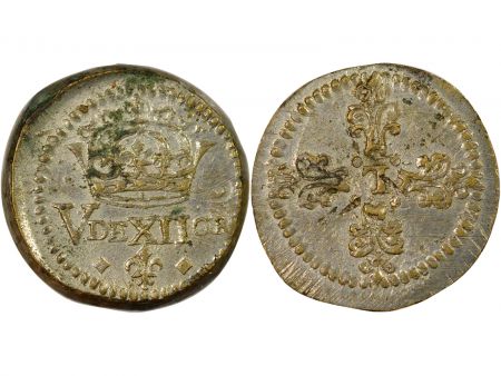 France Poids Monétaire - 1/2 Franc, Louis XIII