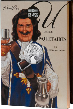 France Porthos - Les Mousquetaires - 10 Euros Argent 2024