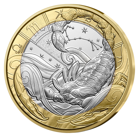 France Scorpion - 5 Euros 2025 - Collection Astrologie