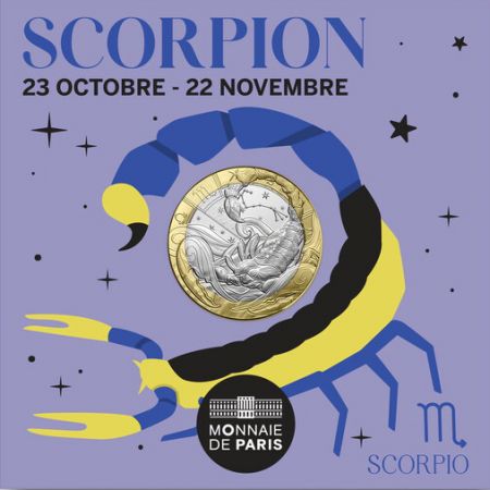 France Scorpion - 5 Euros 2025 - Collection Astrologie