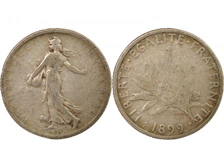 France Semeuse - 1 Franc Argent - 1899 Paris