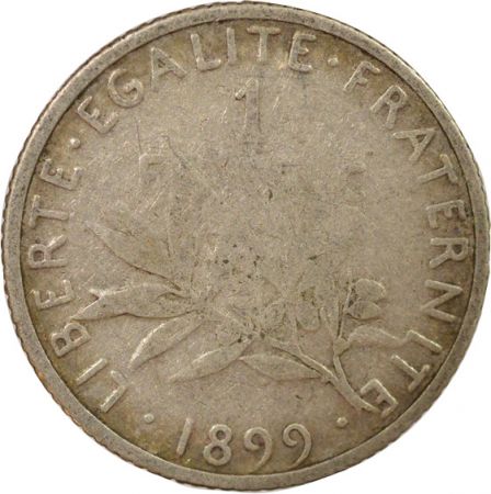 France Semeuse - 1 Franc Argent - 1899 Paris